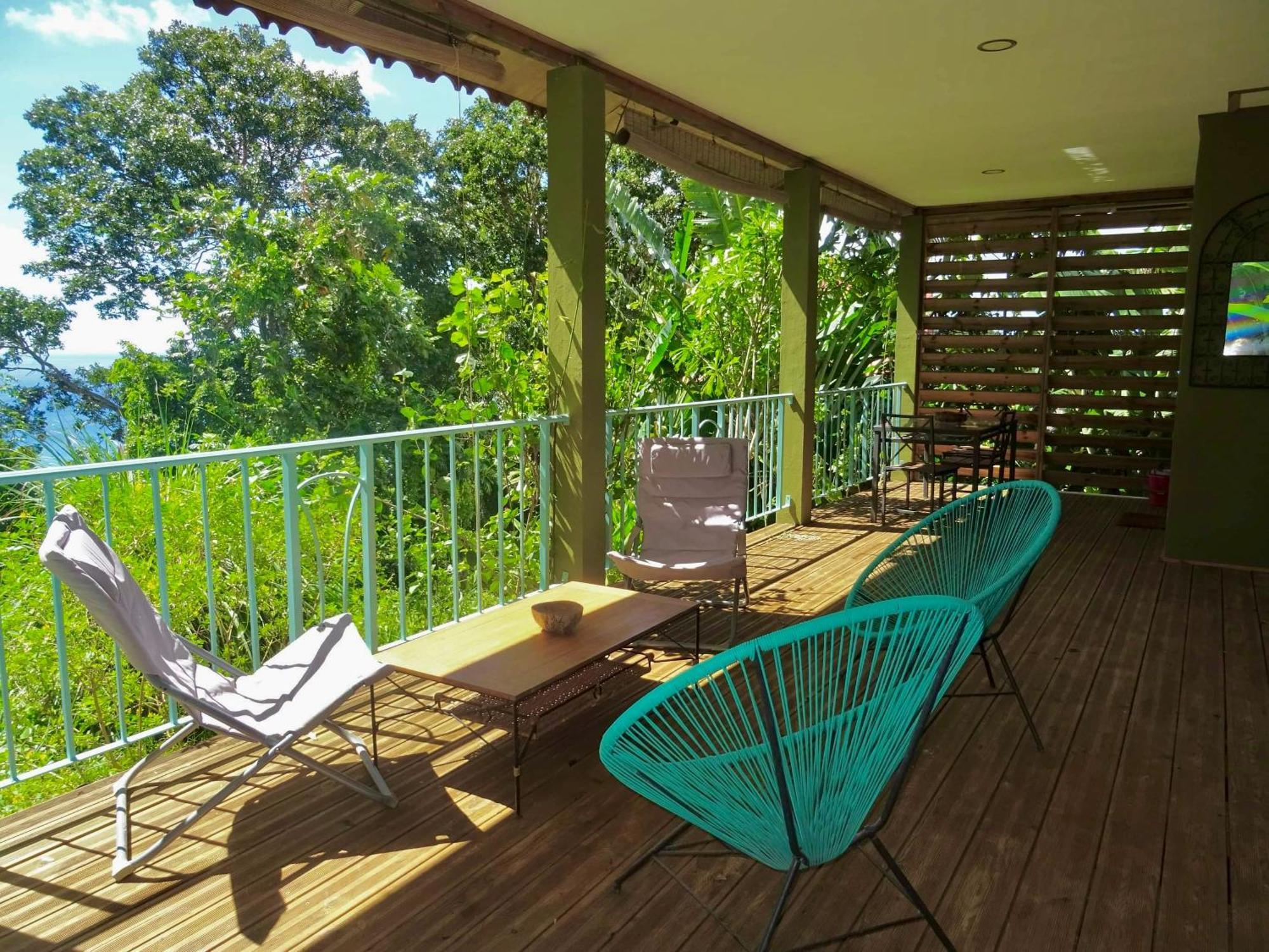 Bungalow Dourou Deshaies Exterior foto